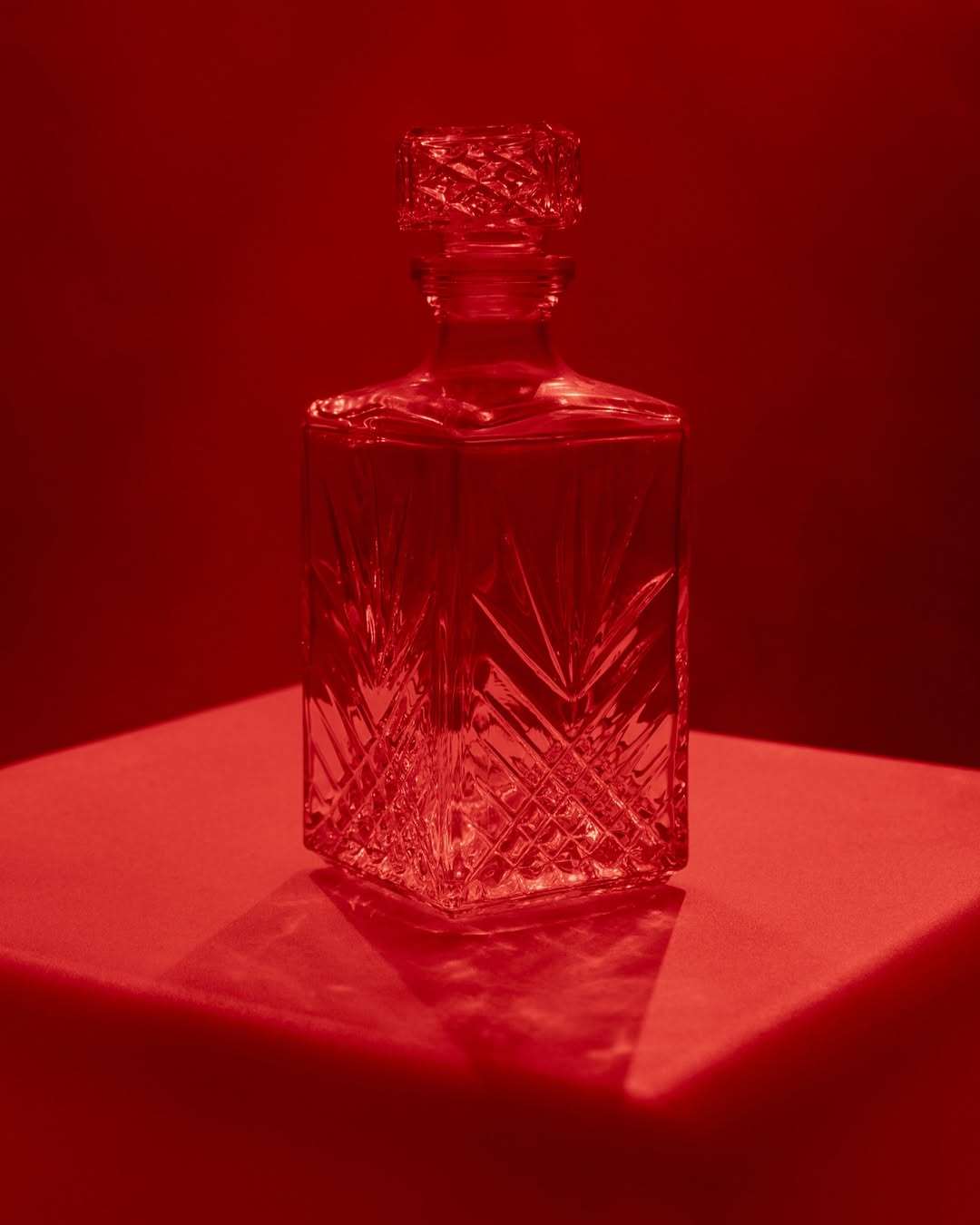 Glasdekanter – Produktfotografie